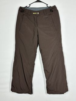 #2697 Columbia Youth Convert Ski Snowboard Snow Pants Size 14/16 Brown