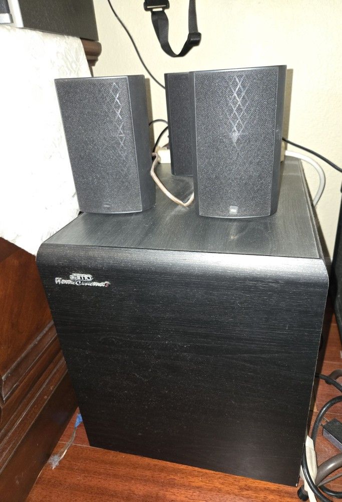 Jamo 10" Subwoofer Plus 5 Satellite Speakers