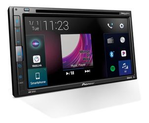 Pioneer AVH-521EX 6.8" Resistive Touchscreen, Double Din – Bluetooth, Backup Camera, SiriusXM, USB, FLAC Playback, MIXTRAX, 13-Band EQ, AM/FM Radio Pr