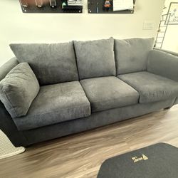Virgo Charcoal 90'' Sofa & Chair