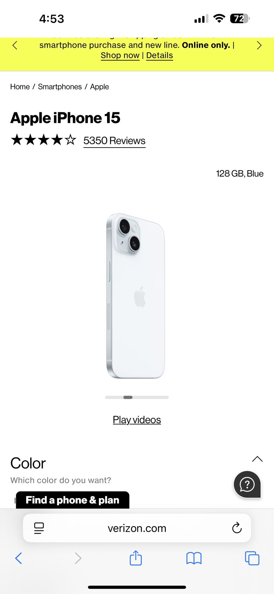 iPhone 15