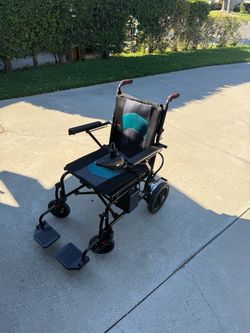 Electric Power Wheelchair with Joystick Controller