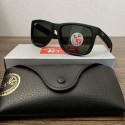 Rayban Justin Sunglasses New In Box