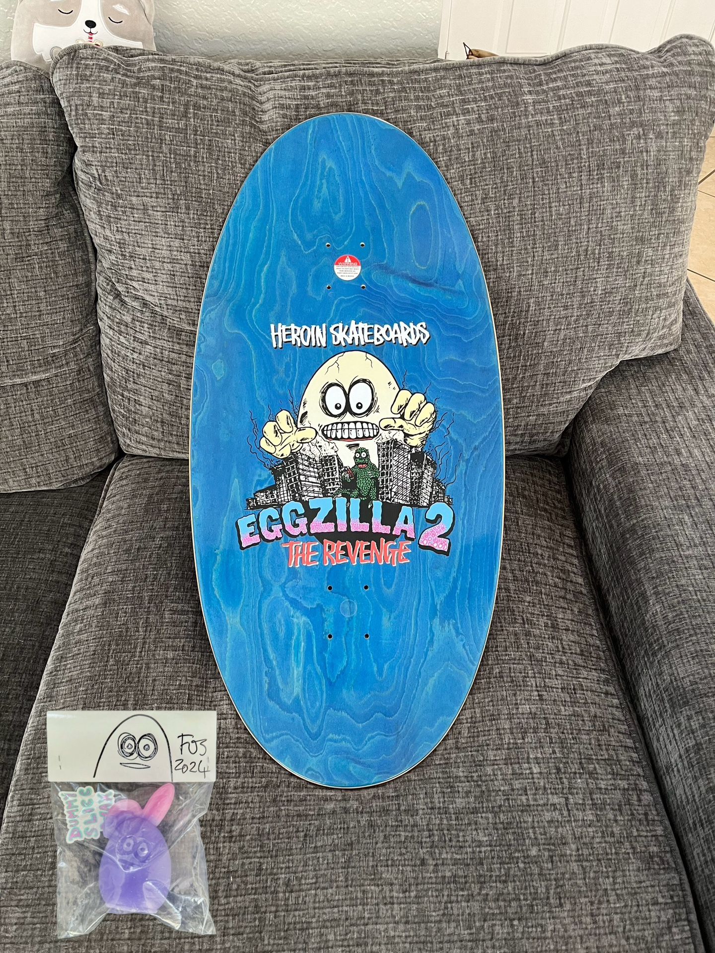 Heroin Eggzilla 2 The Revenge Skateboard Deck