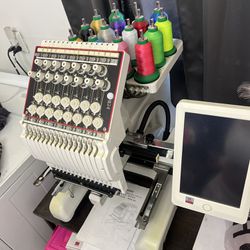 15 Needle Embroidery Machine