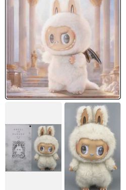 Zimomo THE MONSTERS - ANGEL IN CLOUDS Vinyl Face Doll Labubu Pop Mart