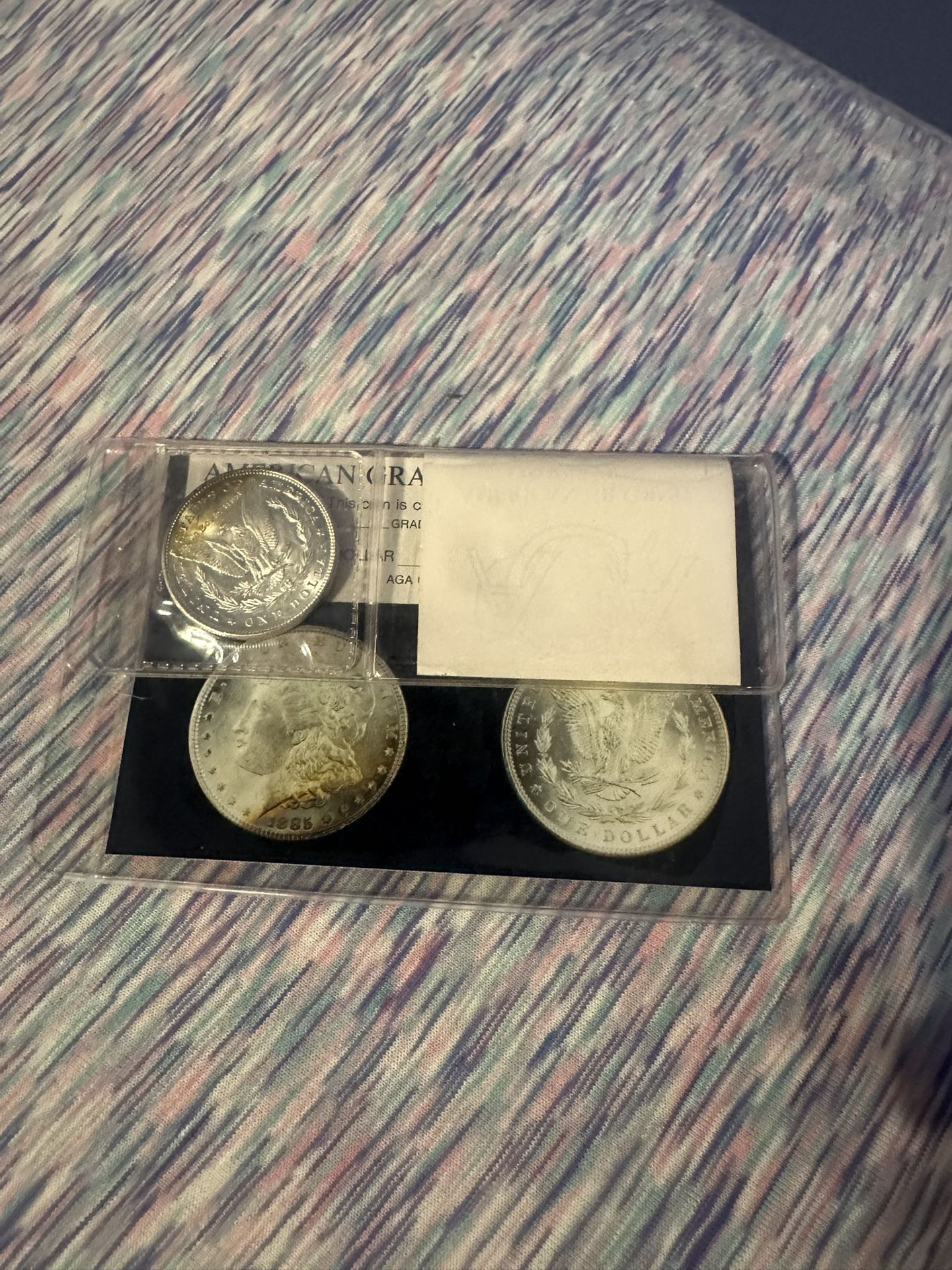 1885-P Morgan silver dollar