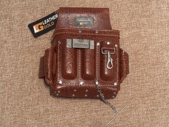 $45 New Professional Leather Electrician Tool Pouch.