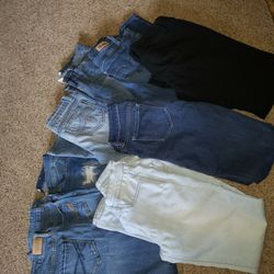 9 PAIR WOMAN'S/ JUNIOR PANTS SIZE 5