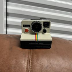 POLAROID SX-70 ONE STEP RAINBOW WHITE INSTANT CAMERA