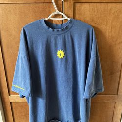 Dutch Bros Oversized Tee Blue “Look at the Sunny Side”