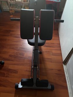 Workout bench and Bar