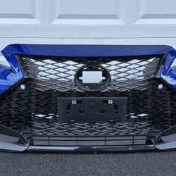 BLUE LEXUS IS 2021 2022 2023 2024 2025 F SPORT ORIGINAL FRONT BUMPER