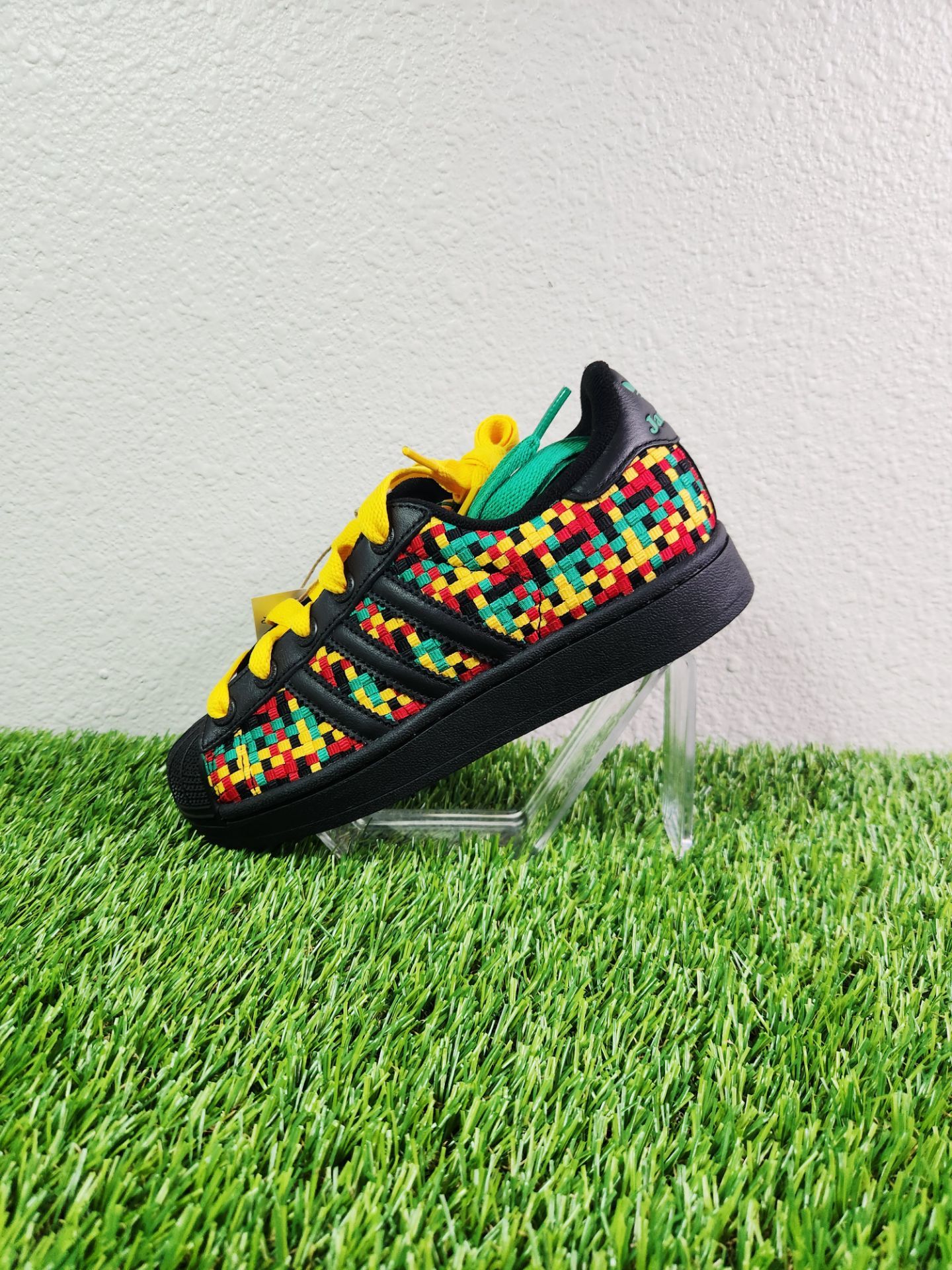 Bob Marley adidas Superstar II Jamaica Sneakers Men's 4.5 Women's 5.5 IH9785 New