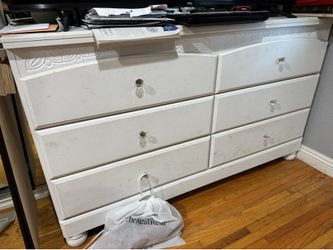 Vintage Dresser with Crystal Knob