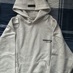 Large Light Oatmeal Essentials Hoodie