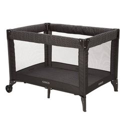 New - Cosco Deluxe Funsport Play Yard, Black Arrows