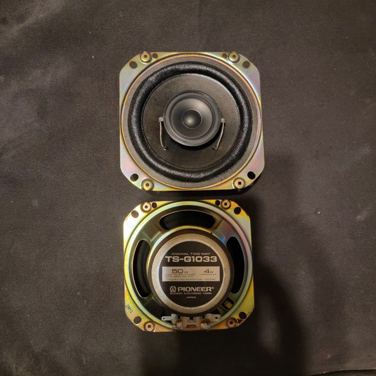 Pioneer TS-G1033 4" Two Way Coaxial Speakers