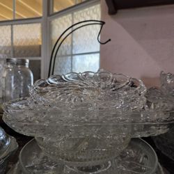 Crystal Serving Plates