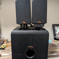 Klipsch THX PC Speakers With Subwoofer FOR REPAIR/PARTS
