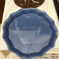 Casa Stone blue scallop by Casafina Baking Dish vintage port 11”