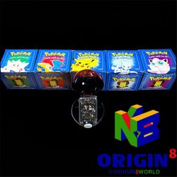 BURGER KING POKEMON POKEBALLS BLUE SET of 6 missing 1 box