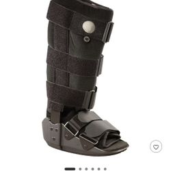 OTC Walker Boot, Short Leg Adjustable Air Cast, High Top, Black