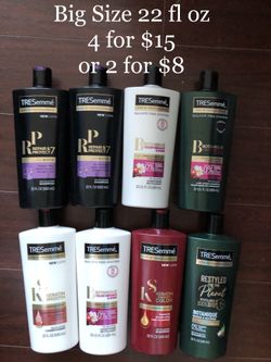 Big Size Tresemme Shampoo & Conditioner 2 for $8 or 4 for $15