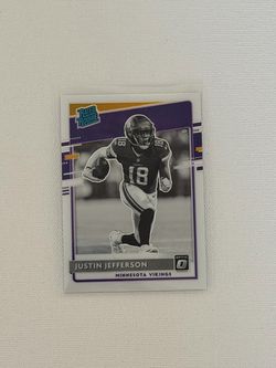 Justin Jefferson Donruss Optic Rated Rookie Card