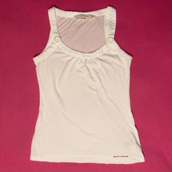 DKNY Tank Top with Button Details