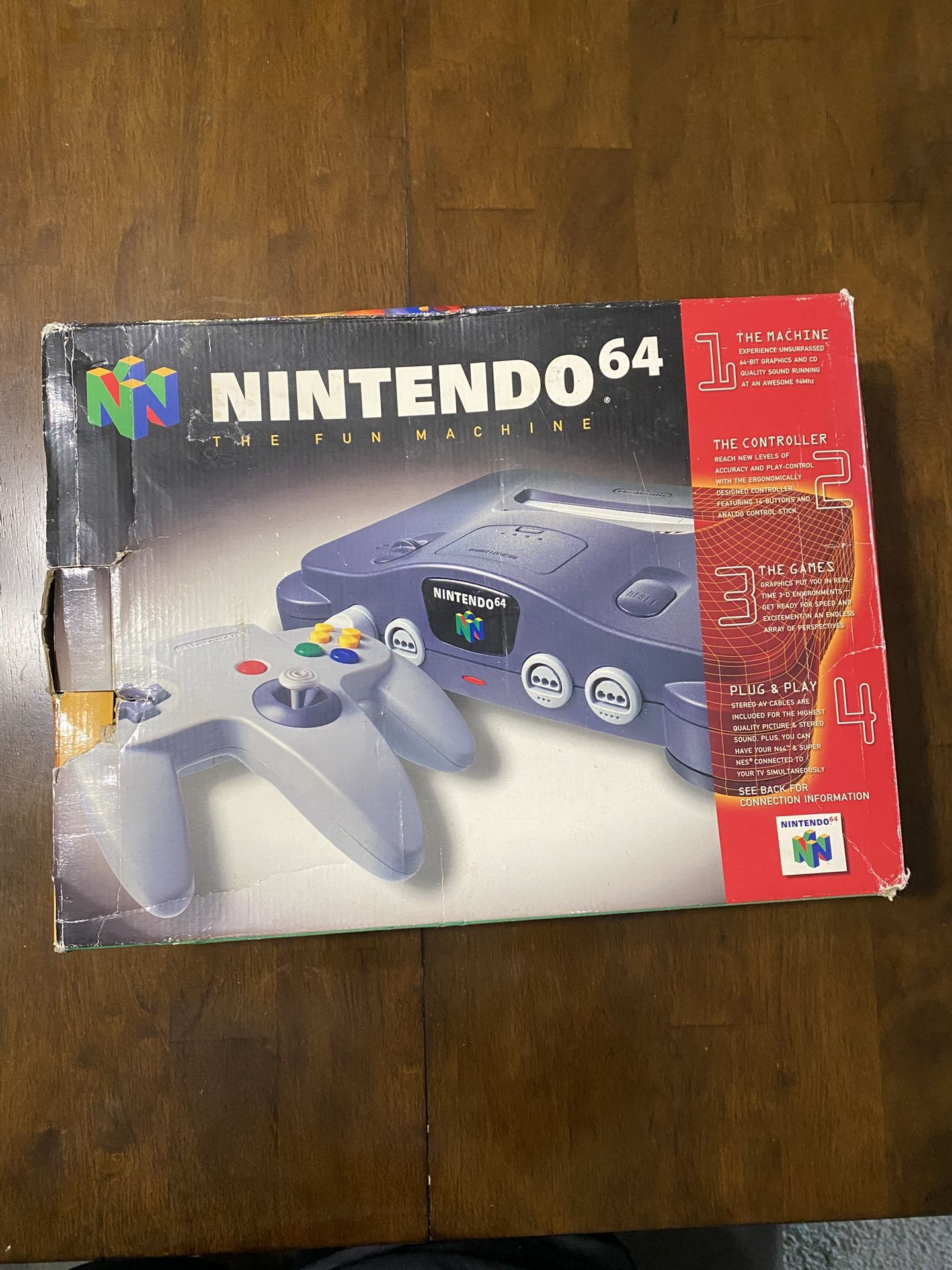BOX ONLY! Nintendo 64 Console Box Only