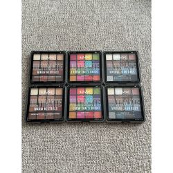 BRAND NEW NYX Ultimate Eyeshadow & Color Palette Lot of 6 (total of 48 shades)