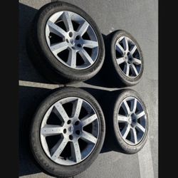 4 - 225/50r17 235/50r17 5x114.3 5x4.5 Stock Nissan 350z 370z Maxima G35 G37 Altima Civic Accord Wheels Rims Good Treads Tires!!!!!