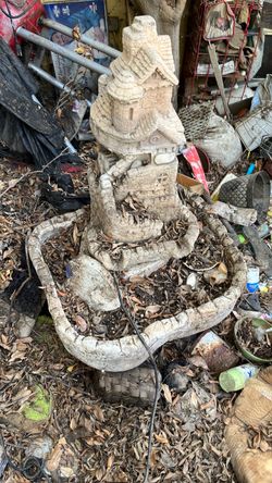 Stoned water fountain