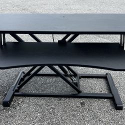 VIVO 36 inch Desk Converter, Height Adjustable Sit to Stand Riser