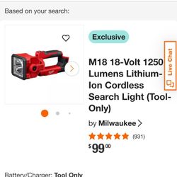 Milwaukee Flashlight