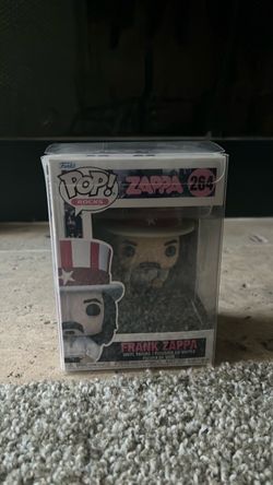 Brand new Funko Pop Rocks Frank Zappa #264 in excellent condition still in original box includes a box protector