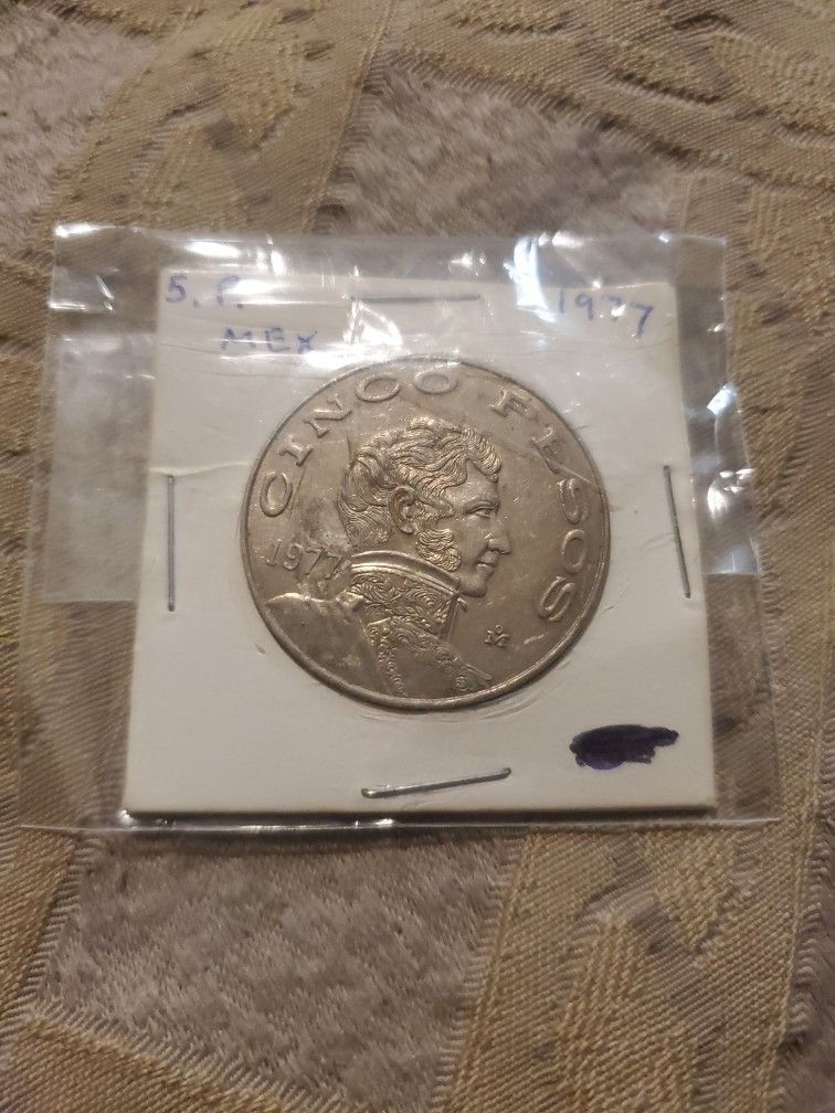 Moneda Mexicana Antigua De Colección 