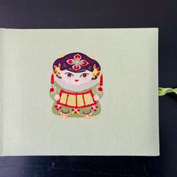 Onion Skin Scrapbook, Album Brand New Photo Book. British Design. Asian Doll Motif 