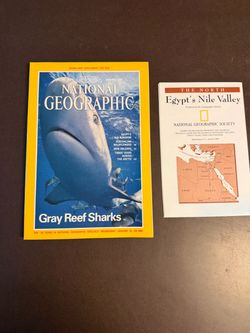 National Geographic Magazine January 1995 with Map