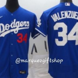 Men's Valenzuela Dodgers Jerseys 