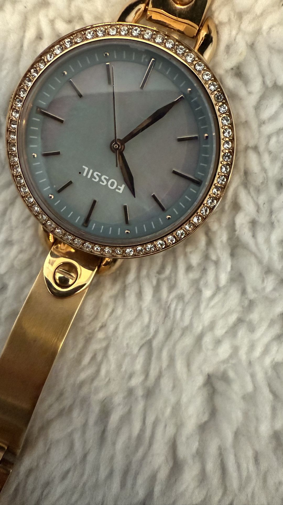 Fossil Watch Gold