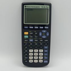 Texas Instruments TI-83 Plus Graphing Calculator Tested with Cover Clean