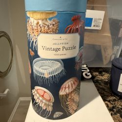 Vintage Puzzle Jellyfish 