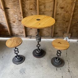 Table And Stools