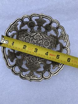 Silver tray-bowl- candle holder