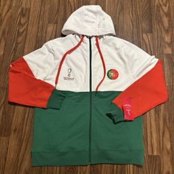 2022 FIFA World Cup Portugal Contrast Hoodie * NWT * Large 