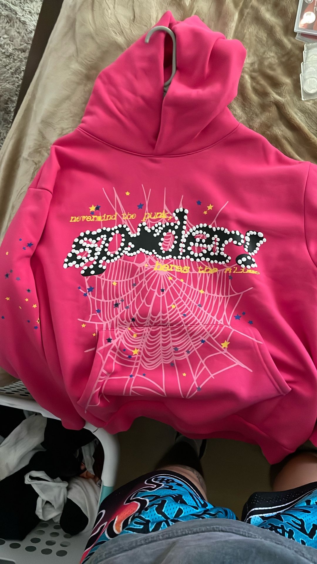 Pink Spider Hoodie