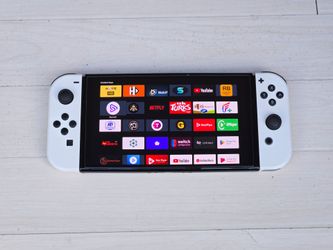 Nintendo Switch OLED 🔥 512GB 🔥  100 Games  | Movies | Live TV | Live Sports |