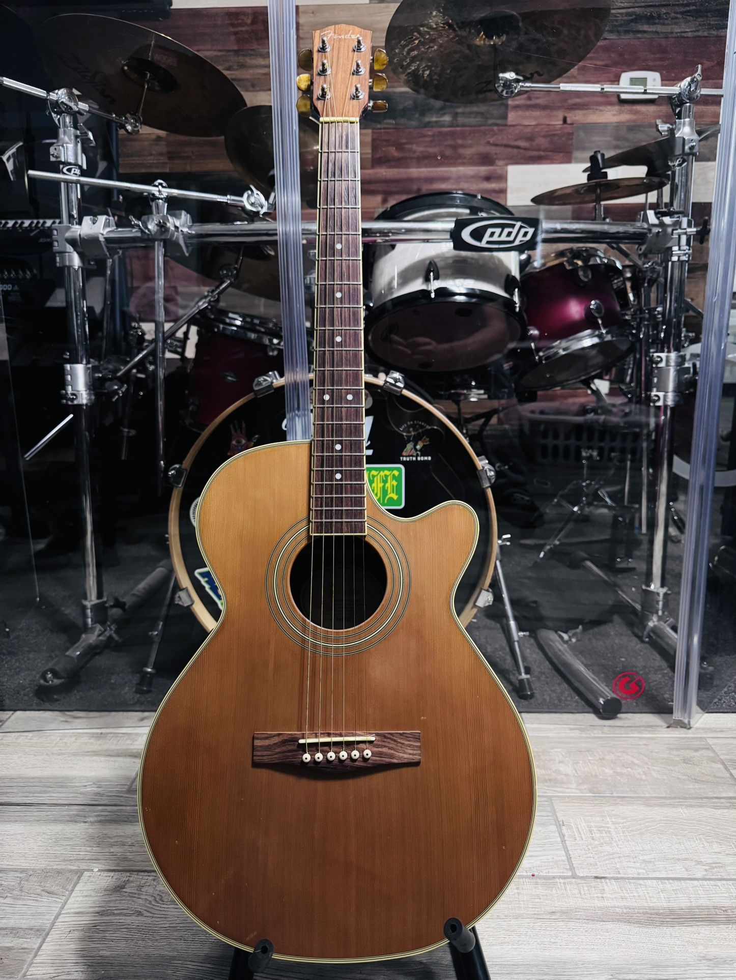Fender JG-26SCE Natural Acoustic Electric Guitar